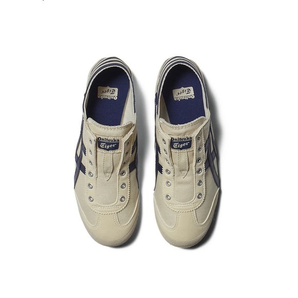Onitsuka Tiger Mexico 66 Paratay natural and navy women’s 6.5 - Picture 6 of 16